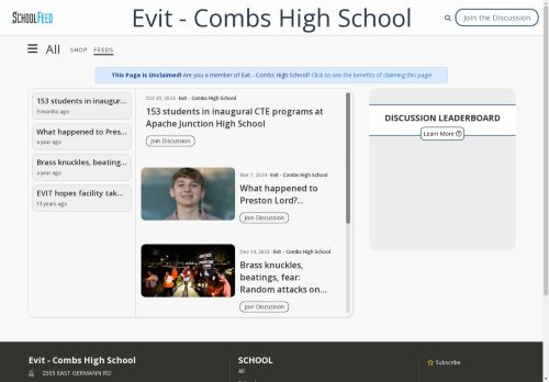 Evit - Combs High School