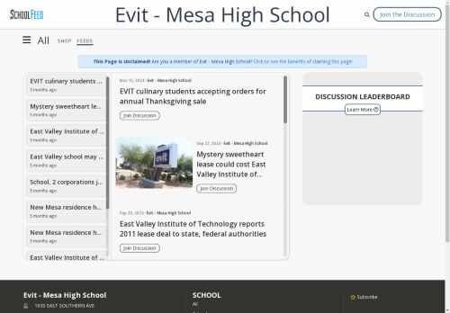 Evit - Mesa High School