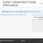 Exeter Independent Study (Alternative)
