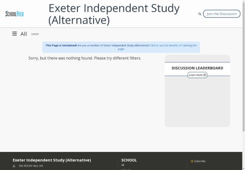 Exeter Independent Study (Alternative)