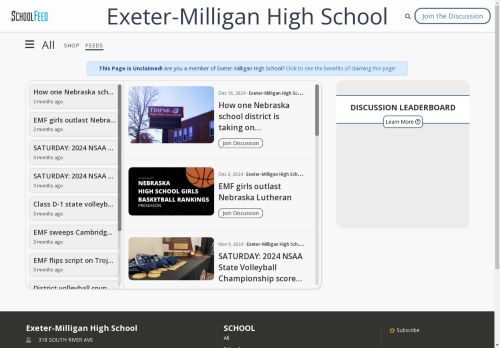 Exeter-Milligan High School