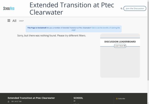Extended Transition at Ptec Clearwater