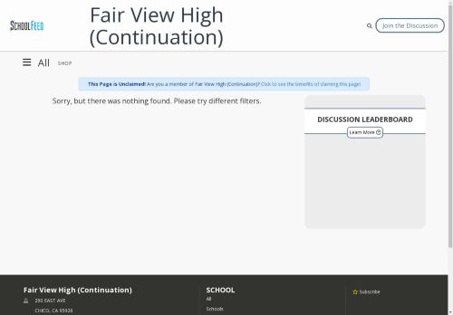 Fair View High (Continuation)