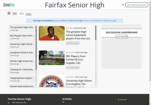 Fairfax Senior High