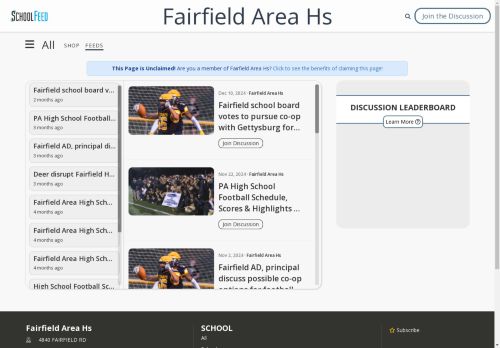 Fairfield Area Hs