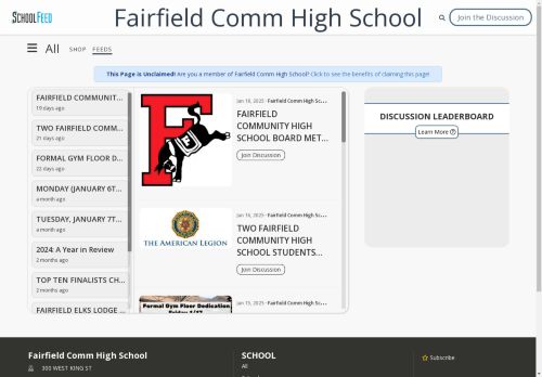 Fairfield Comm High School