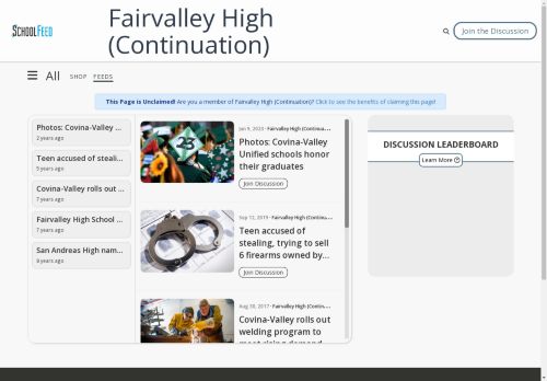 Fairvalley High (Continuation)