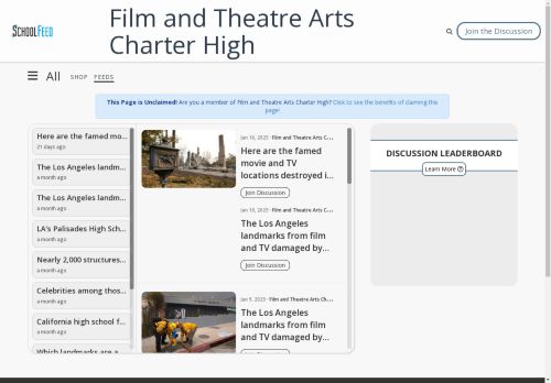 Film and Theatre Arts Charter High