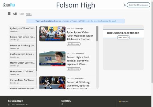 Folsom High