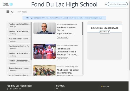 Fond Du Lac High School