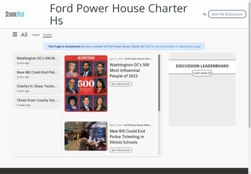 Ford Power House Charter Hs