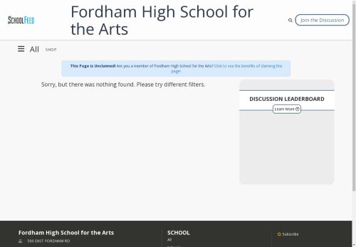 Fordham High School for the Arts