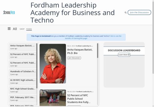 Fordham Leadership Academy for Business and Techno