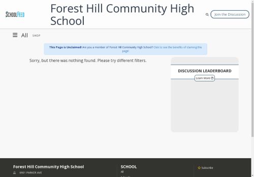 Forest Hill Community High School