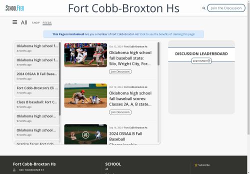 Fort Cobb-Broxton Hs