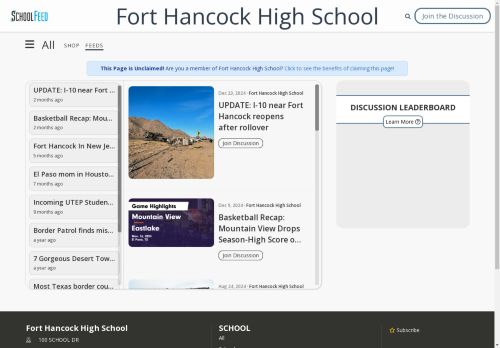 Fort Hancock High School