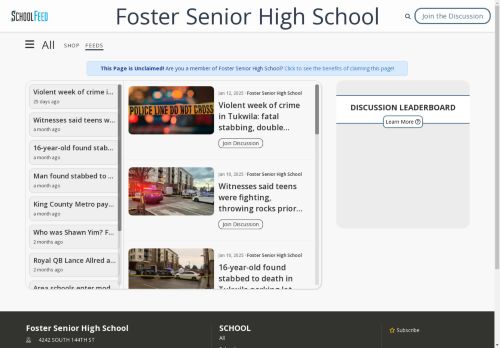 Foster Senior High School