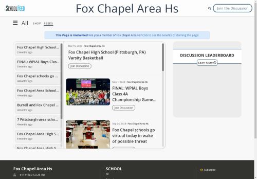 Fox Chapel Area Hs