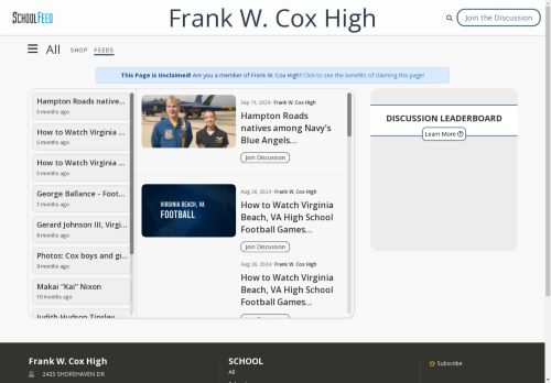 Frank W. Cox High