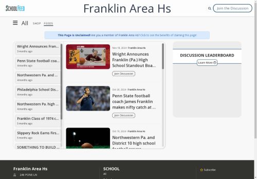 Franklin Area Hs