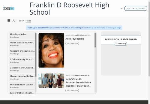 Franklin D Roosevelt High School