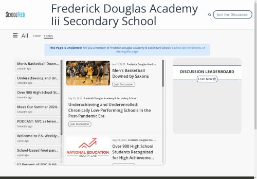 Frederick Douglas Academy Iii Secondary School