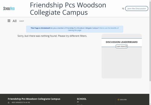 Friendship Pcs Woodson Collegiate Campus