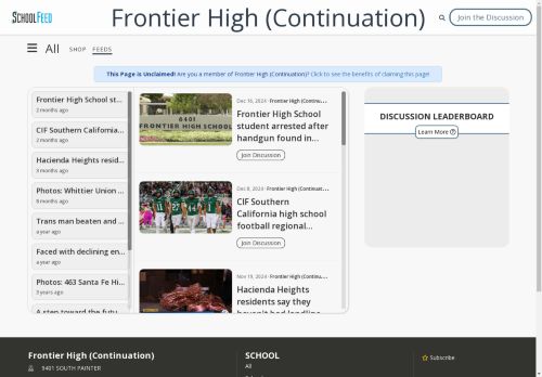 Frontier High (Continuation)