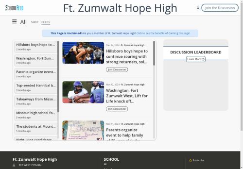 Ft. Zumwalt Hope High