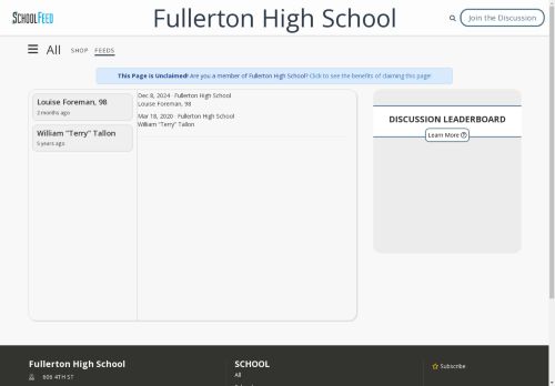 Fullerton High School