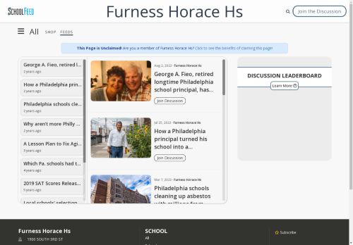 Furness Horace Hs