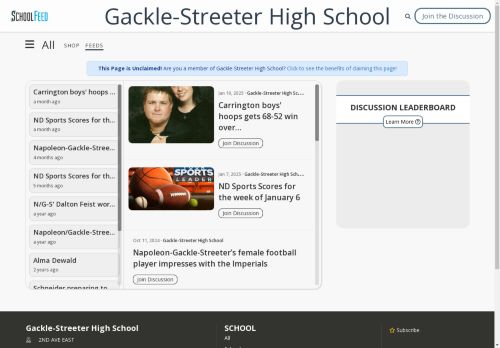 Gackle-Streeter High School