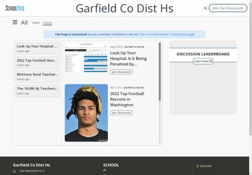 Garfield Co Dist Hs