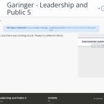 Garinger - Leadership and Public S