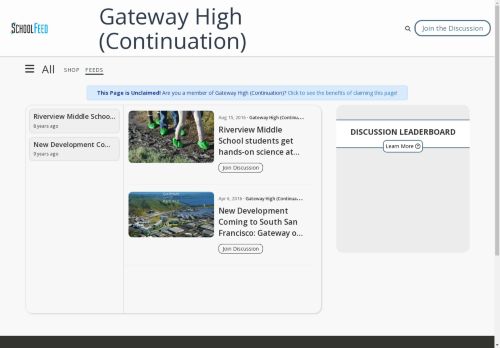 Gateway High (Continuation)