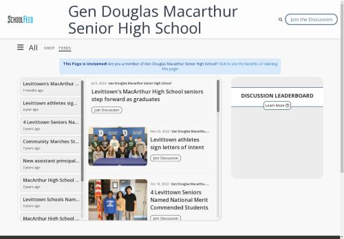 Gen Douglas Macarthur Senior High School