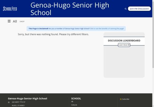 Genoa-Hugo Senior High School
