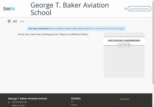 George T. Baker Aviation School