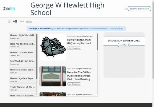 George W Hewlett High School