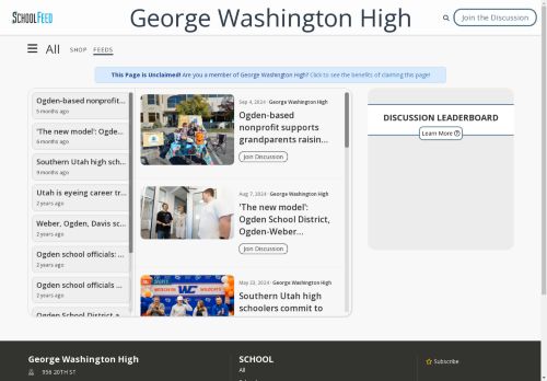 George Washington High