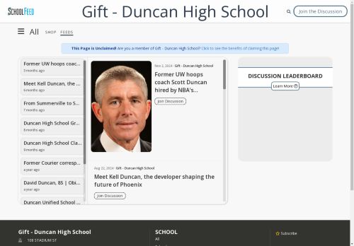Gift - Duncan High School
