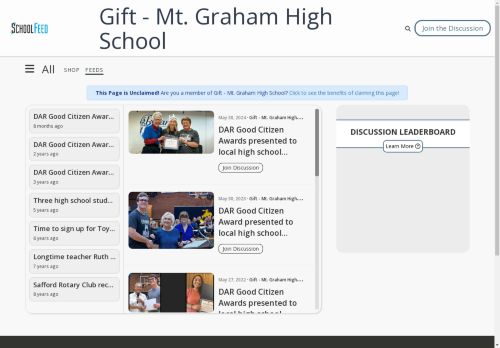 Gift - Mt. Graham High School