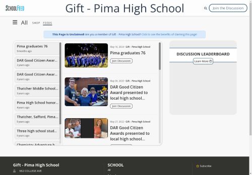 Gift - Pima High School
