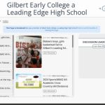 Gilbert Early College a Leading Edge High School