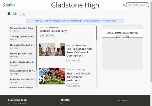 Gladstone High