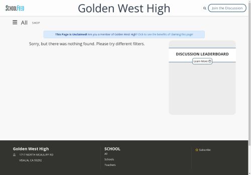 Golden West High
