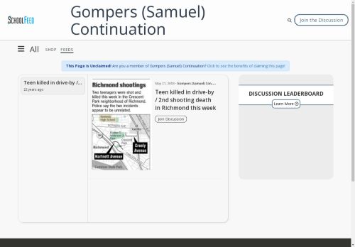 Gompers (Samuel) Continuation