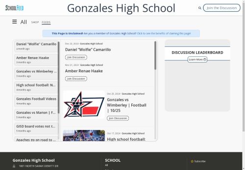 Gonzales High School