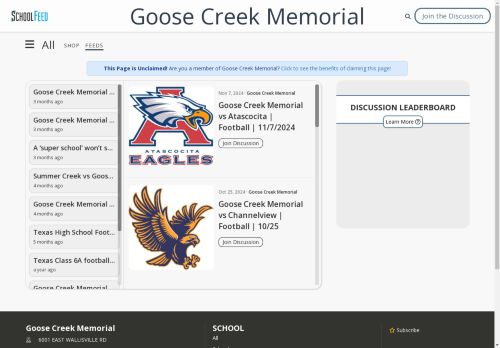 Goose Creek Memorial
