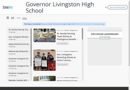 Governor Livingston High School
